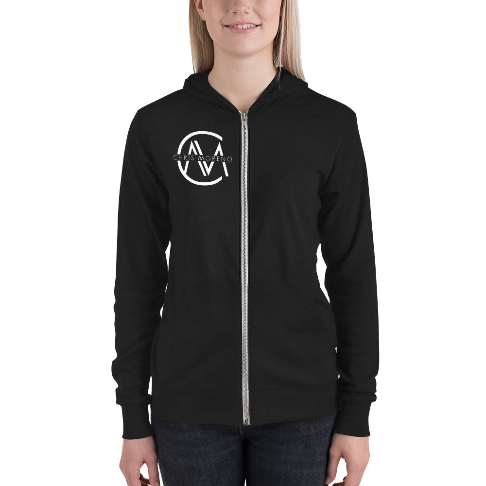 Unisex zip hoodie